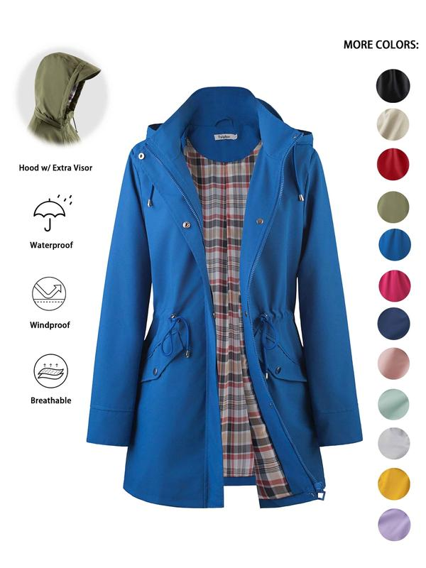 ⏰LAST DAY SALE 50% OFF✨Womens Chic. Lightweight. Waterproof Jacket 🍃🧥-Unleash Style and Durability in Any Storm!