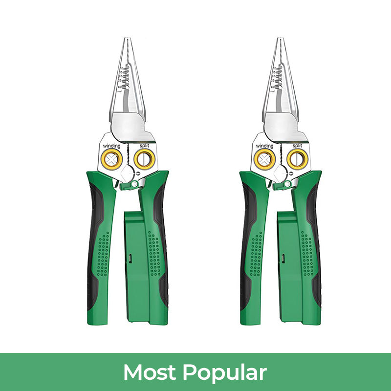 🔥8-in-1 Multi-Functional Wire Stripper Scissors With Electrical Test