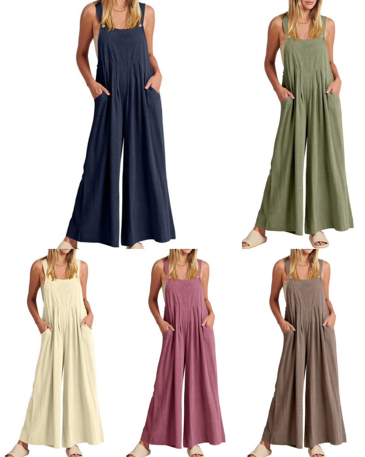 šTime-limited SpecialšPlus Size Wide Leg Overalls Jumpsuit