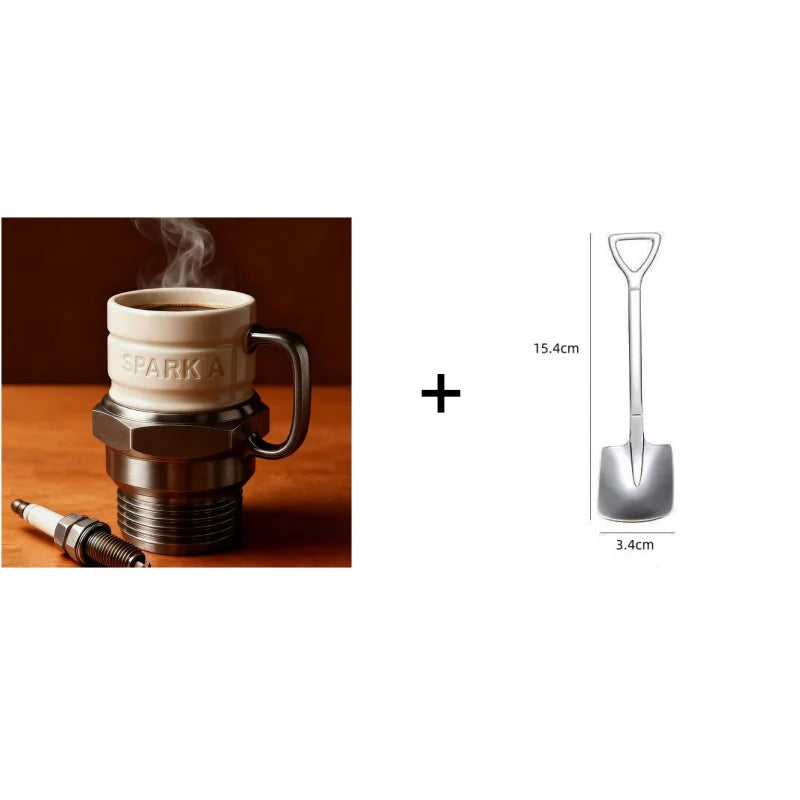 🎁The best Christmas gift🎅Creative Spark Plug Mug