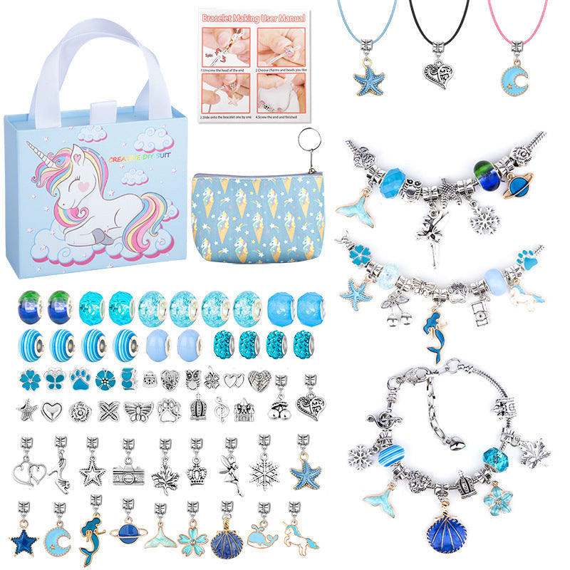 💥 50% OFF! 🎁 Charm Bracelet Jewelry Making Kit – Fun & Creative Crafting for All Ages 🎄