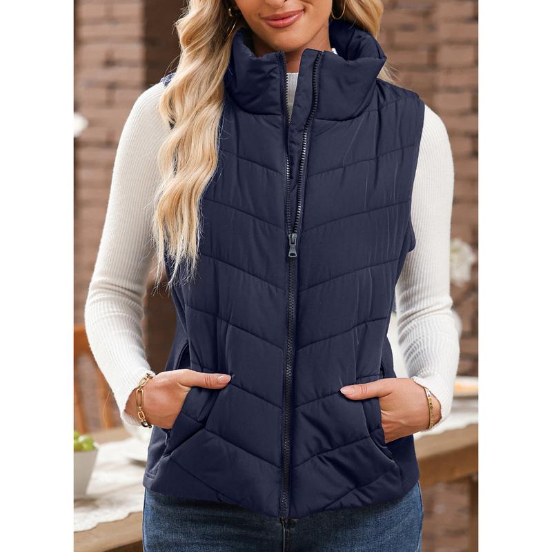 šHOT SALE 50% OFFāØļøWomens Sleeveless Zip Up Puffer Vestš-Cozy Without Bulk