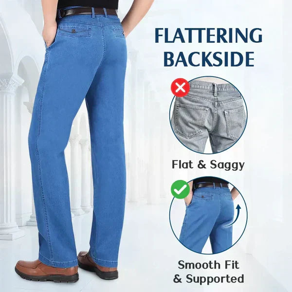 š„Hot Sales - 49% OFFš„Men's Classic Straight Fit Stretch Jeans