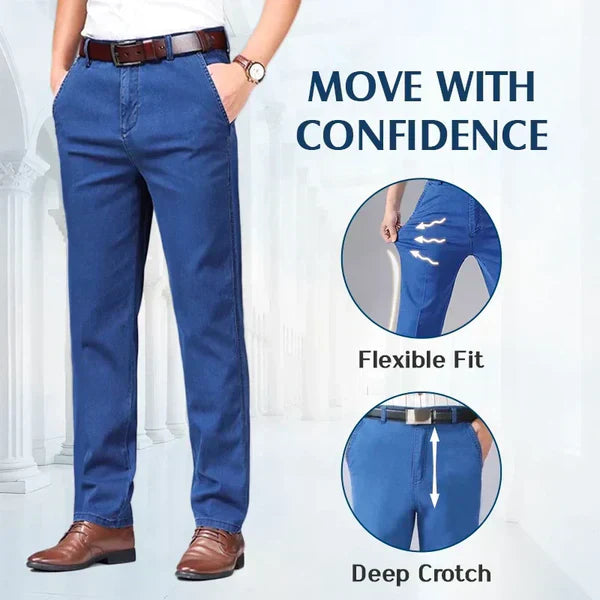 š„Hot Sales - 49% OFFš„Men's Classic Straight Fit Stretch Jeans