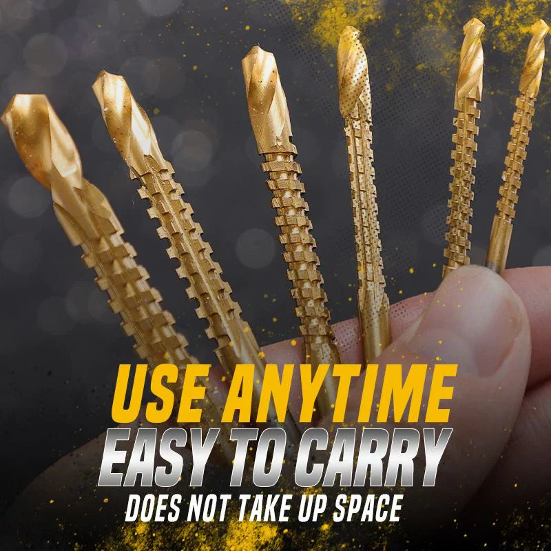 🛠️ LIMITED-TIME 50% OFF! ✨ Twist Drill Bit Set – High-Speed Steel, Titanium-Coated & Multi-Material Ready 🧰