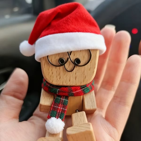 šNew Year Sale 50% OFFšCharming Little Swaying Wooden Figure & 12PCS Magnetic Expressions