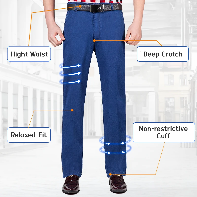 š„Hot Sales - 49% OFFš„Men's Classic Straight Fit Stretch Jeans