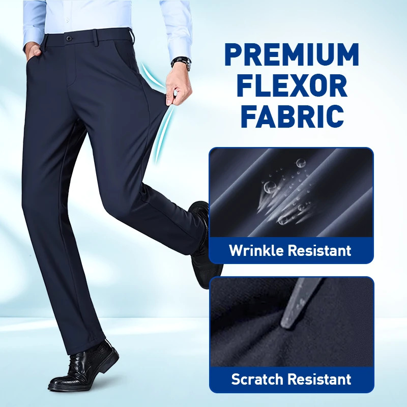 Breathable and comfortable men's stretch casual trousers