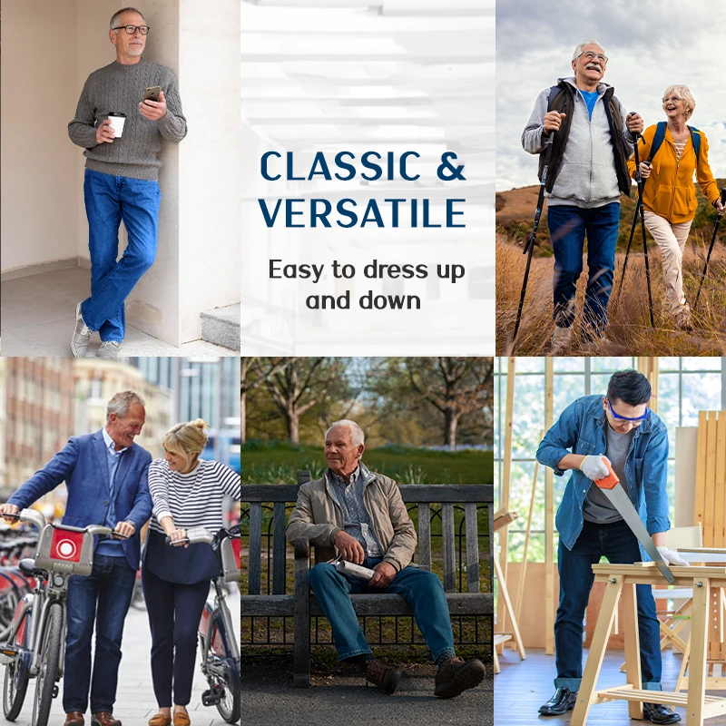 š„Hot Sales - 49% OFFš„Men's Classic Straight Fit Stretch Jeans