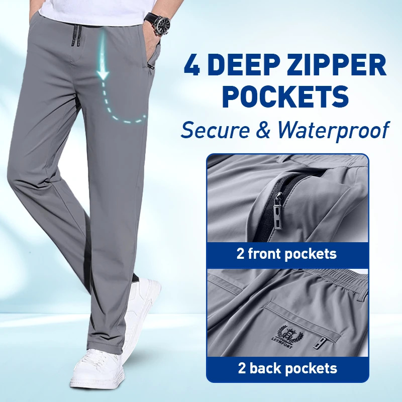Breathable and comfortable men's stretch casual trousers