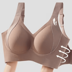 🎁Last Day Buy 1 Get 3 Packs💕Women's Ribbed Push Up Adjustable Wireless Bra