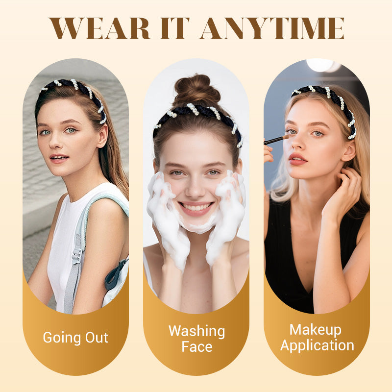🔥Hot Sale🔥Vintage High Cranium Artificial Pearl Hairband(50% OFF)