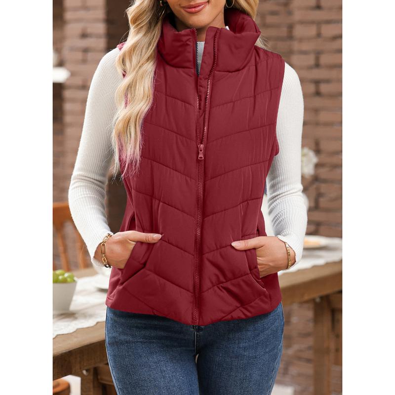 šHOT SALE 50% OFFāØļøWomens Sleeveless Zip Up Puffer Vestš-Cozy Without Bulk