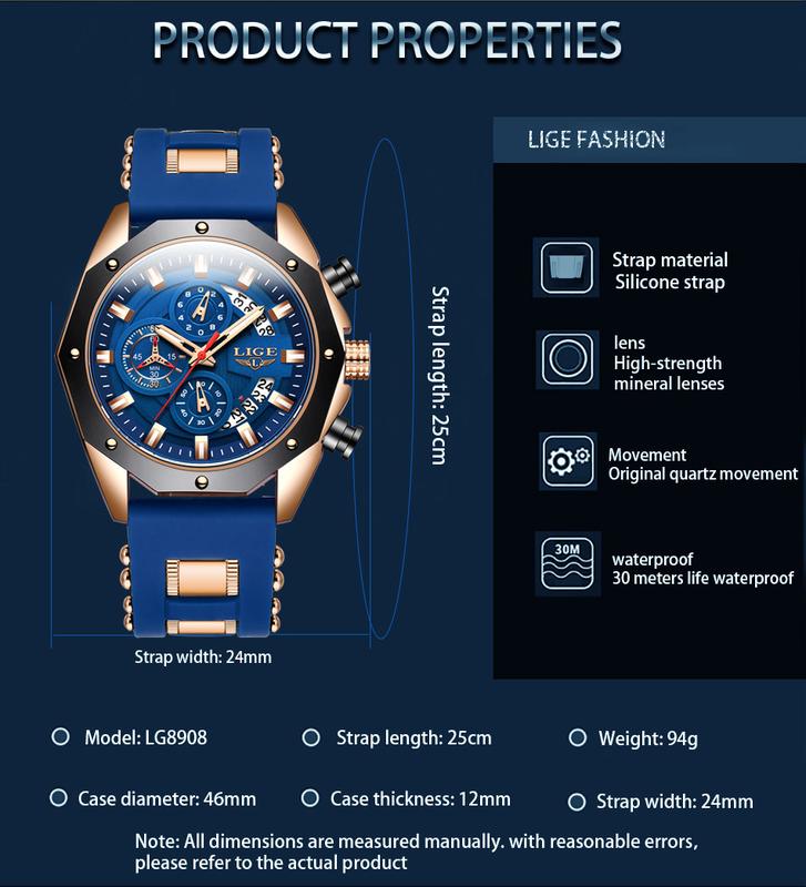 โ 50% OFF NOW! ๐ช Men's Outdoor Waterproof Sport Quartz Watch โ Chronograph function, durable & water-resistant โ Perfect for sports, travel & daily wear ๐โโ๏ธ