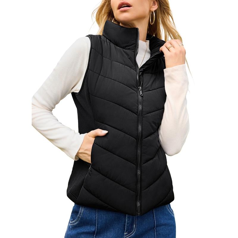 šHOT SALE 50% OFFāØļøWomens Sleeveless Zip Up Puffer Vestš-Cozy Without Bulk
