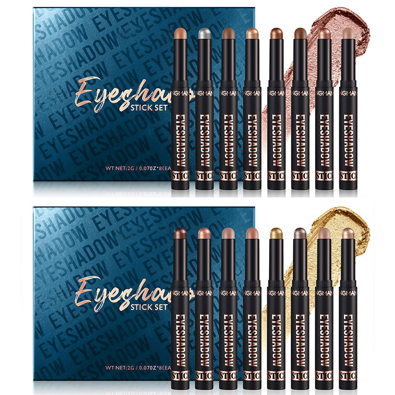 🎅ONLY TODAY -£9.99 FOR 8 PCS!!🎄50K+ SOLD! 🎁✨8 Colors Glitter Eyeshadow Stick