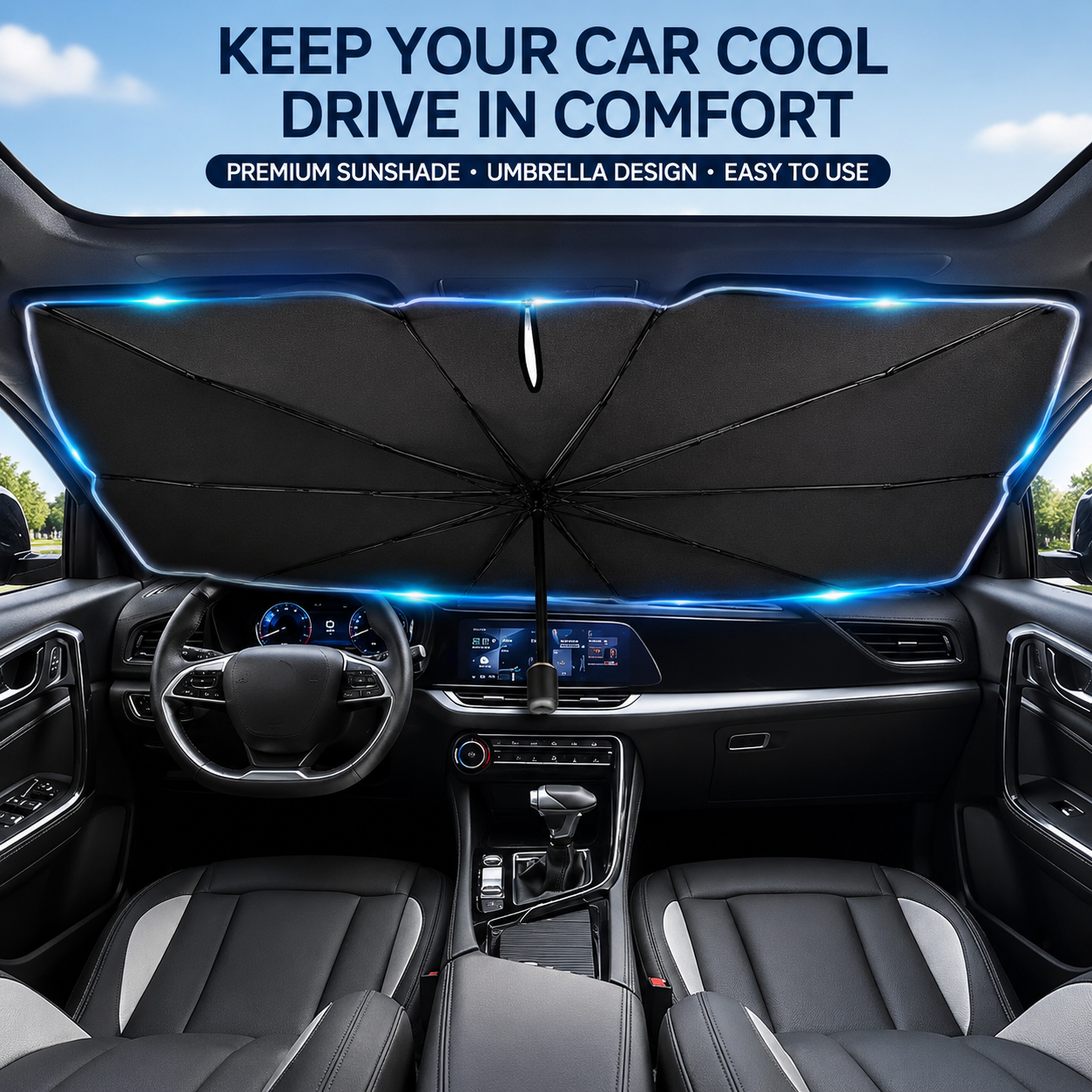šHOT SALE 60% OFF!!šSunShade Foldable Heat Protectorā¢