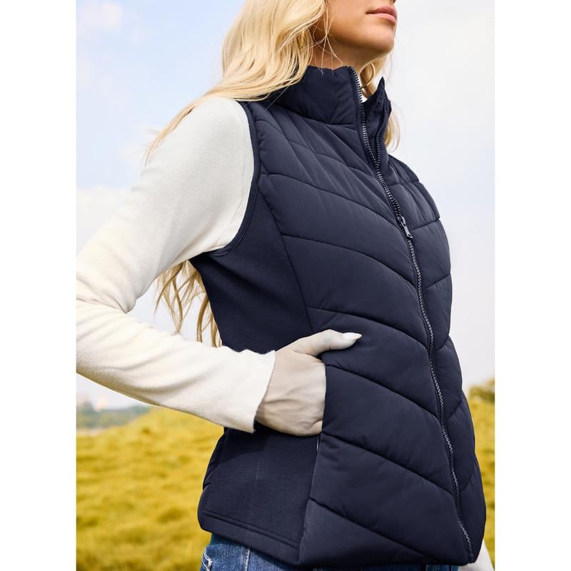 šHOT SALE 50% OFFāØļøWomens Sleeveless Zip Up Puffer Vestš-Cozy Without Bulk