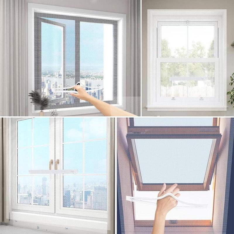 ⏳ LIMITED-TIME 49% OFF! ✨FlyFree™ 3-Second Fit Window Mesh 🌬️ Ultra-fine 1.0mm mesh 🦟 Blocks virtually all bugs ✅ Breathable & invisible 🏡 Trusted by thousands of UK homes for a bug-free summer!