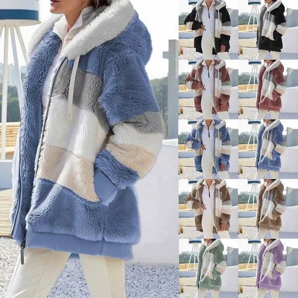 🔥Early Winter Discount-49% OFF🎅Contrasting Cotton Coat🐑