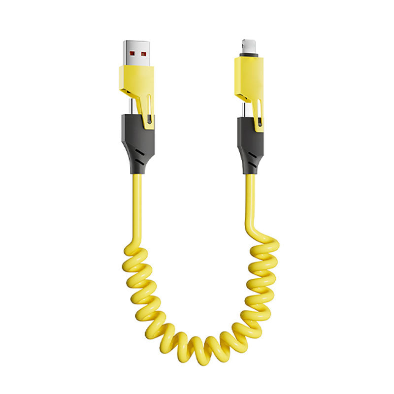🔥4 in 1 Spring Fast Charging Cable