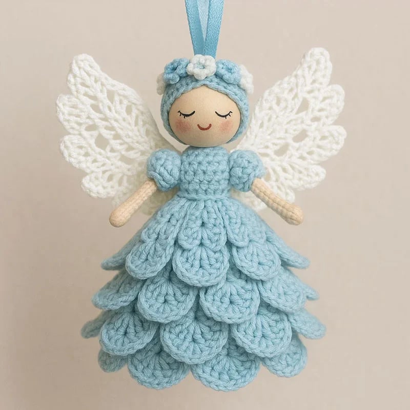 🔥Last Day Sale 50% OFF🎁Crochet Your Own Angel – Complete Craft Kit