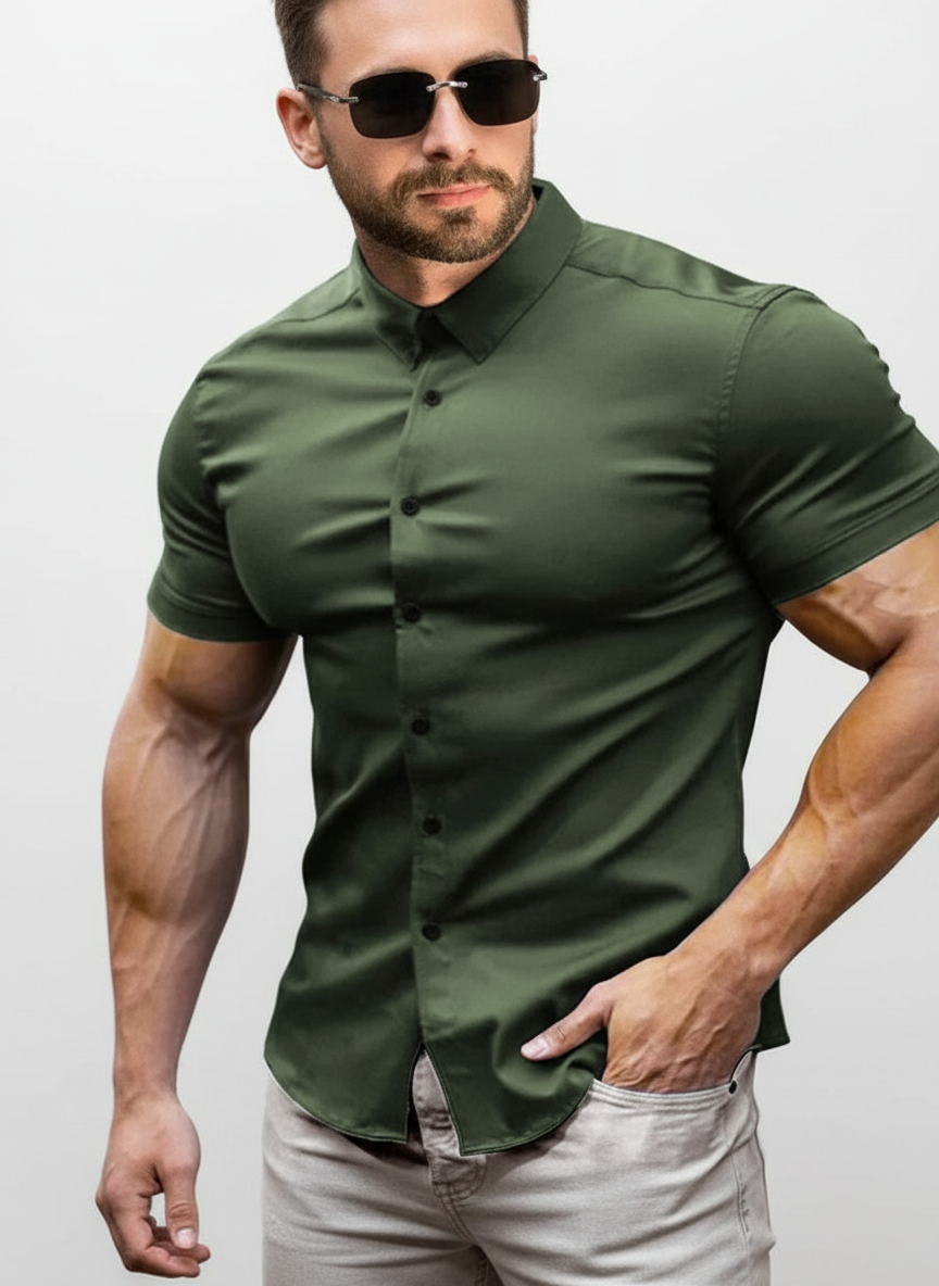 🏖️Summer cool-down deal: just £11.99! 😎🇬🇧 Men's Non-Iron Shirts – Wrinkle-Free, Comfortable All Day & Perfect for Business or Casual👔✨