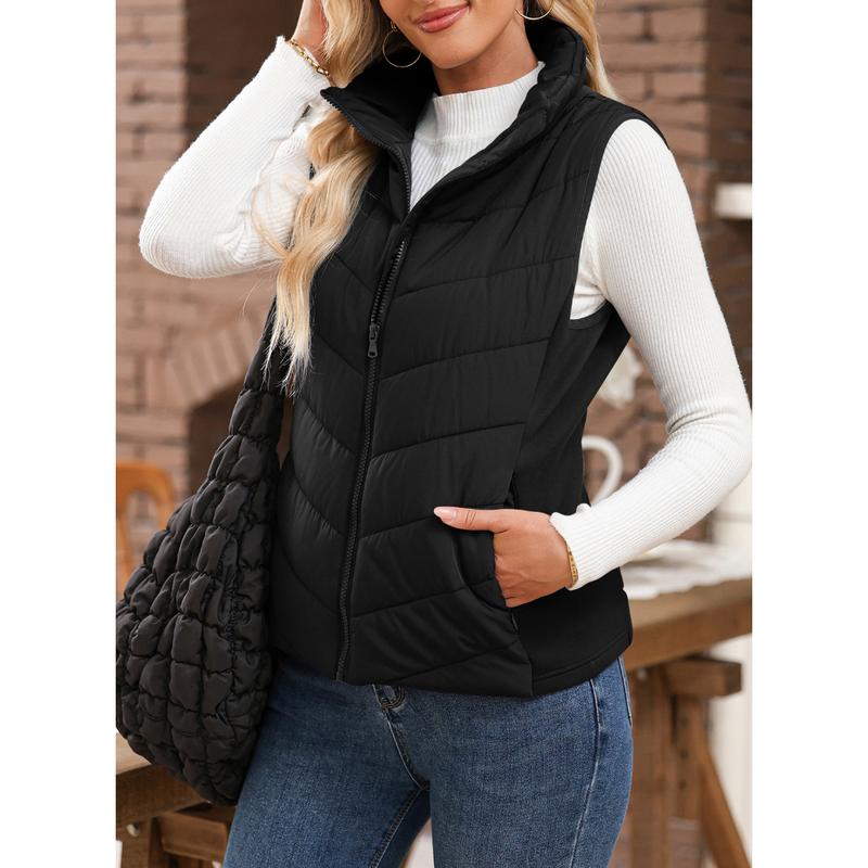 šHOT SALE 50% OFFāØļøWomens Sleeveless Zip Up Puffer Vestš-Cozy Without Bulk