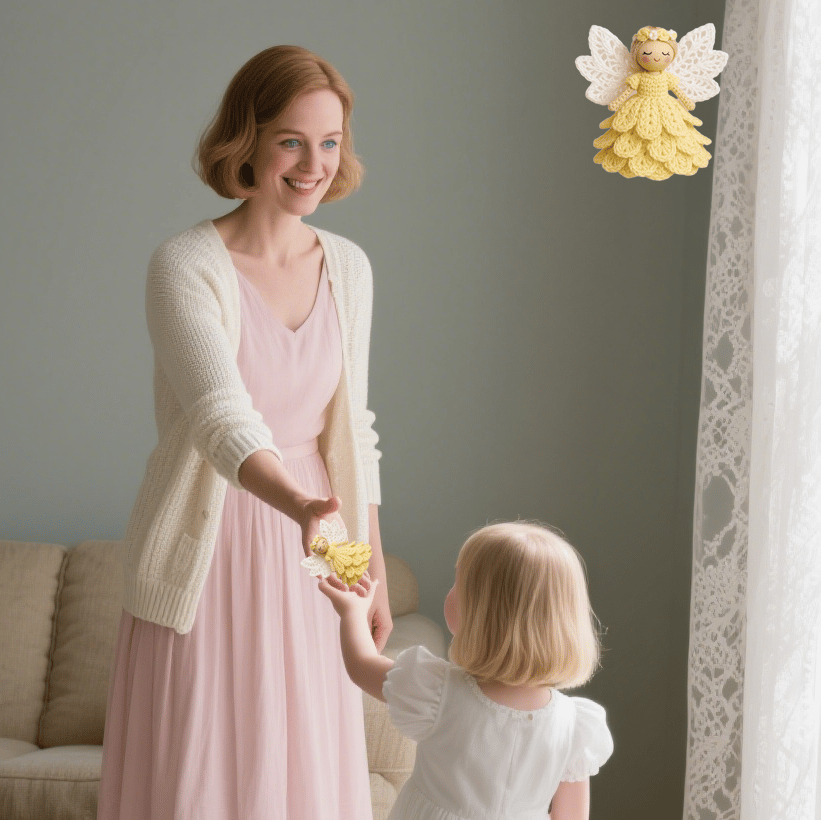 🔥Last Day Sale 50% OFF🎁Crochet Your Own Angel – Complete Craft Kit