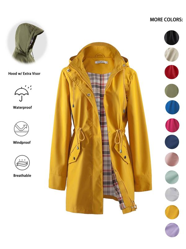 ⏰LAST DAY SALE 50% OFF✨Womens Chic. Lightweight. Waterproof Jacket 🍃🧥-Unleash Style and Durability in Any Storm!