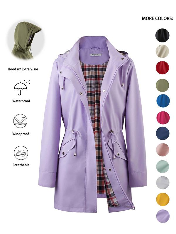 ⏰LAST DAY SALE 50% OFF✨Womens Chic. Lightweight. Waterproof Jacket 🍃🧥-Unleash Style and Durability in Any Storm!