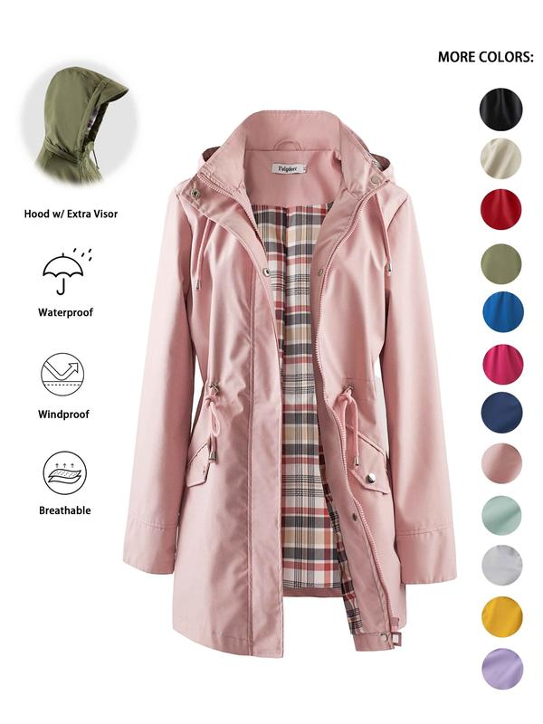 ⏰LAST DAY SALE 50% OFF✨Womens Chic. Lightweight. Waterproof Jacket 🍃🧥-Unleash Style and Durability in Any Storm!