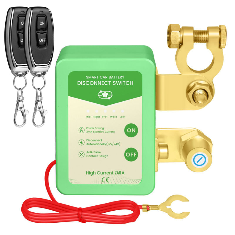 ⚡ Limited time 50% discount 🔋🚗12V/24V Remote Control Car Battery Disconnect Switch | Anti-theft & energy-saving design ✅