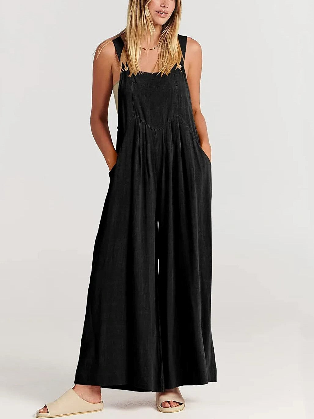 šTime-limited SpecialšPlus Size Wide Leg Overalls Jumpsuit