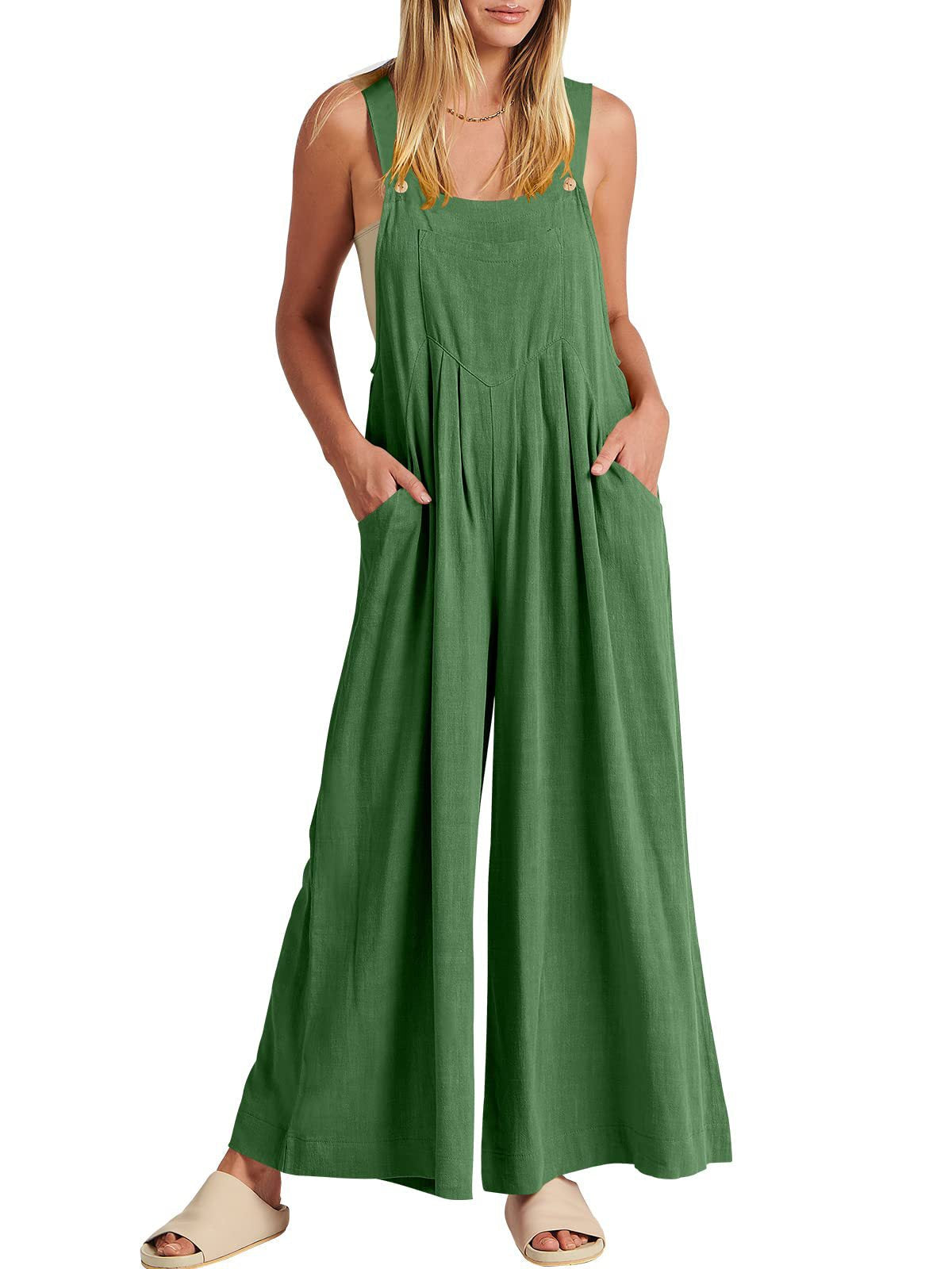 šTime-limited SpecialšPlus Size Wide Leg Overalls Jumpsuit