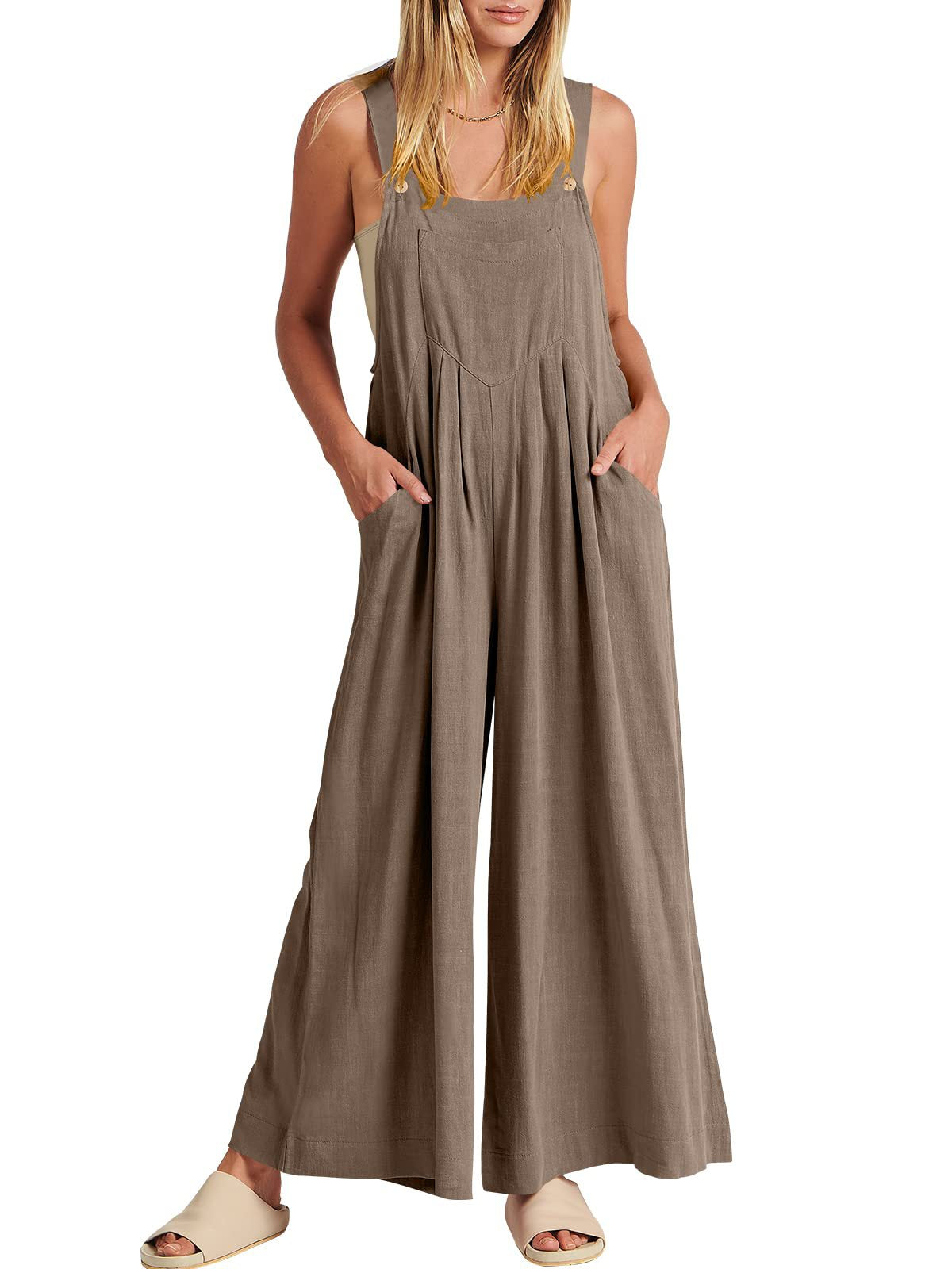 šTime-limited SpecialšPlus Size Wide Leg Overalls Jumpsuit