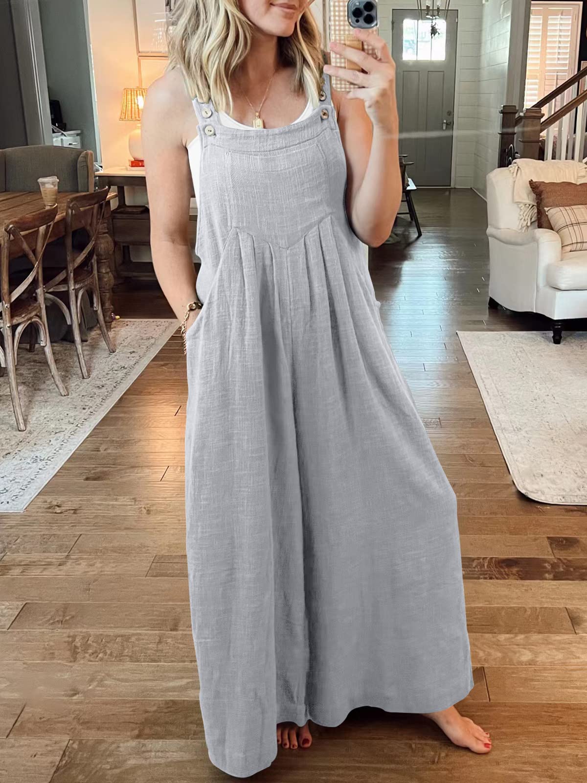 šTime-limited SpecialšPlus Size Wide Leg Overalls Jumpsuit