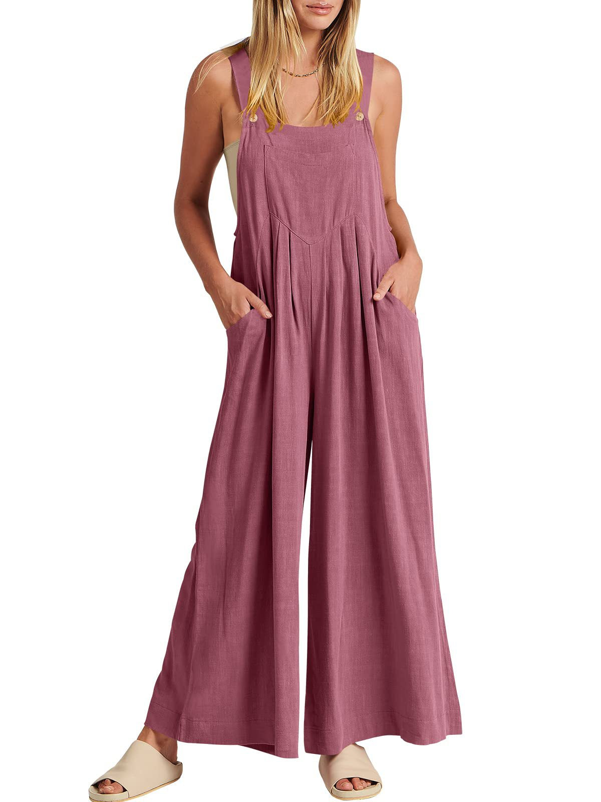 šTime-limited SpecialšPlus Size Wide Leg Overalls Jumpsuit