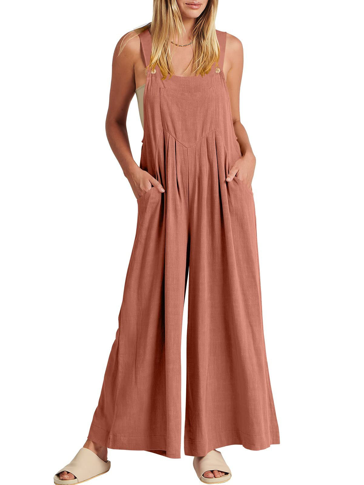 šTime-limited SpecialšPlus Size Wide Leg Overalls Jumpsuit