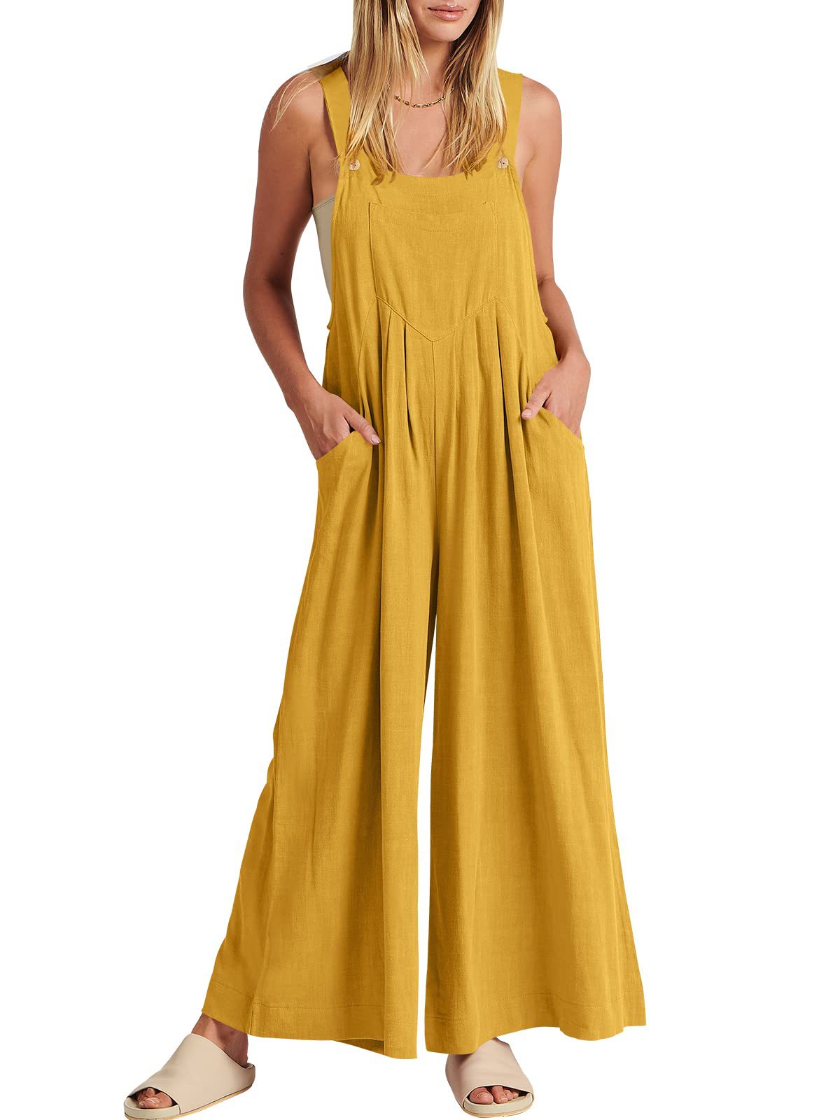 šTime-limited SpecialšPlus Size Wide Leg Overalls Jumpsuit