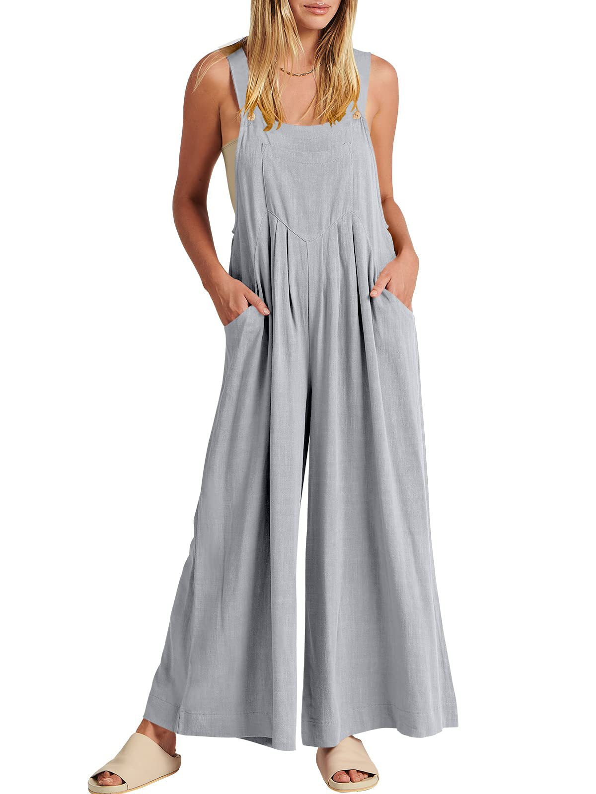 šTime-limited SpecialšPlus Size Wide Leg Overalls Jumpsuit