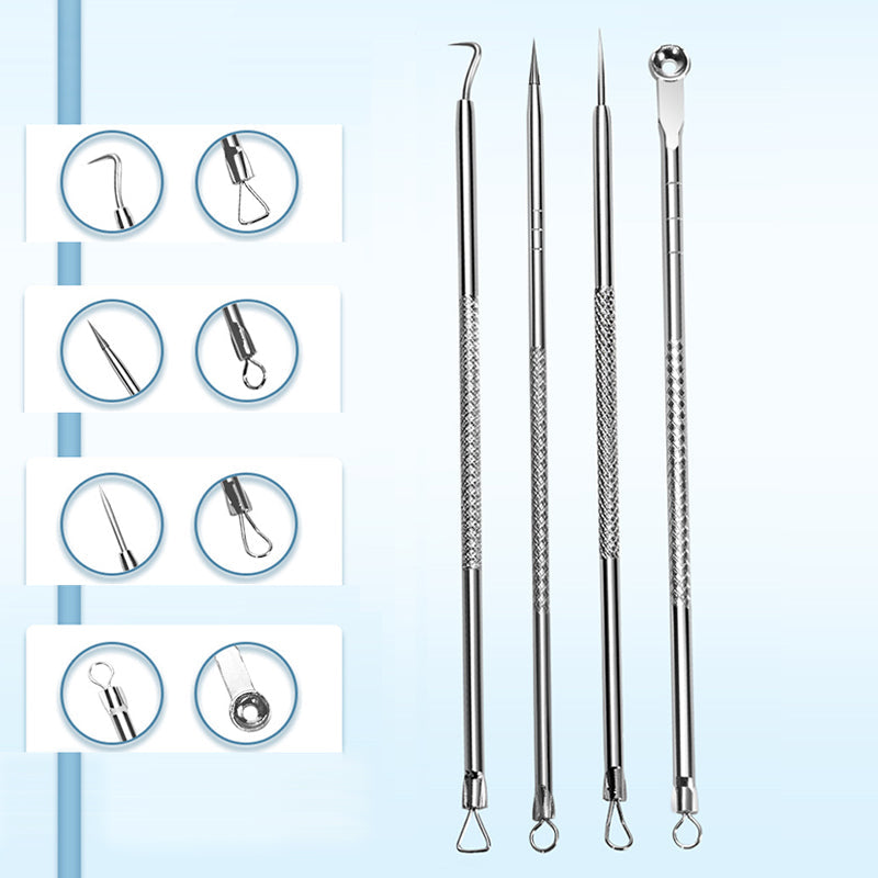 🔥Limit Time 50% OFF🔥Stainless Steel Blackhead Remover Tool Kit