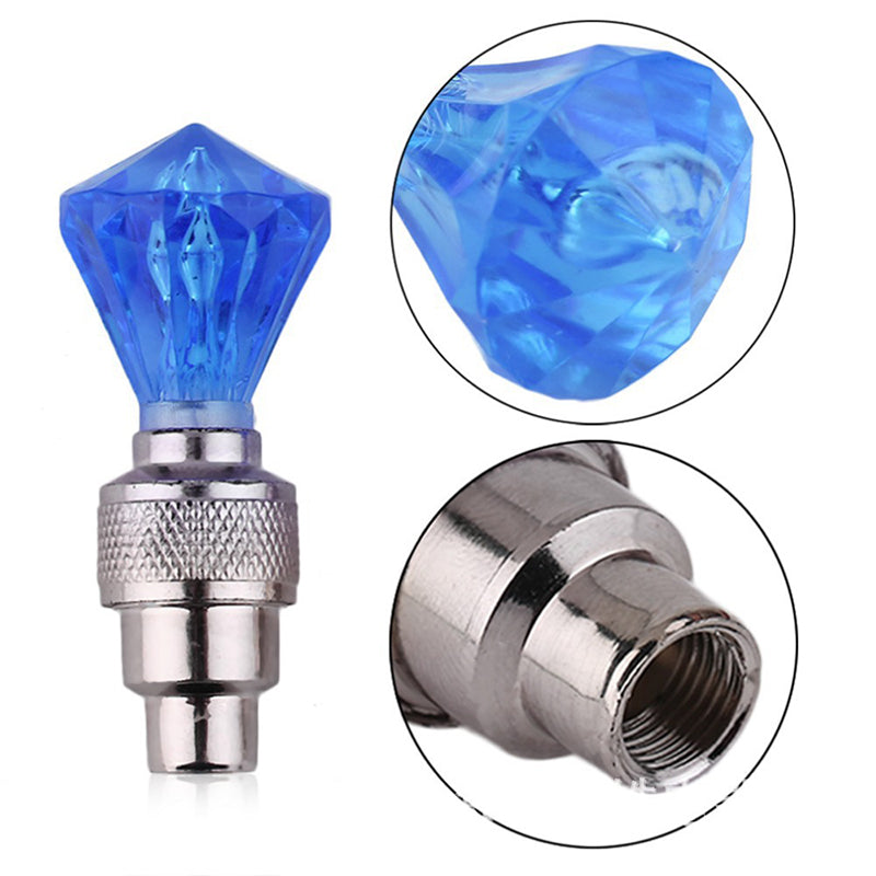 8Pcs Motorcycle Water Resistant Wheel Tire Light Lamp