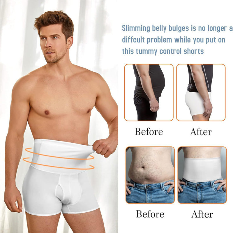 🎁Make Your Tummy Disappear in a Jiffy🏋️♂️Men's High Waist Tummy Control Shorts