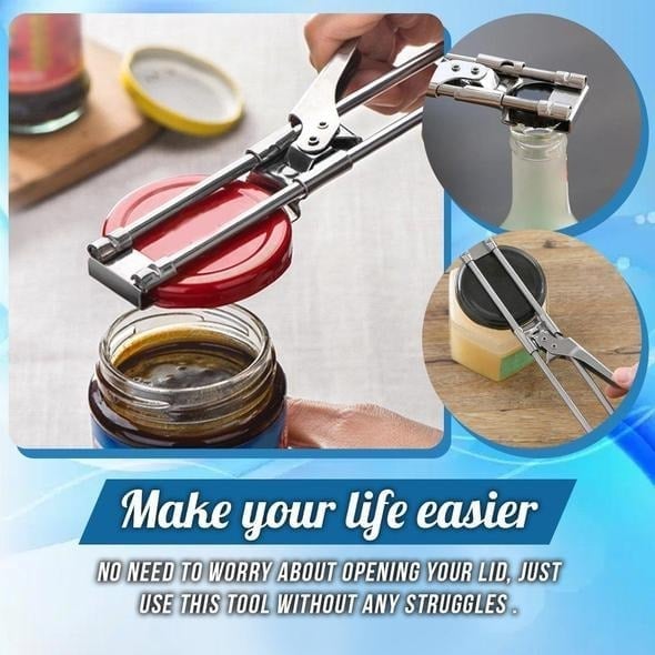 š„Last Day-Buy 1 Get 1 Free!šAdjustable Multifunctional Stainless Steel Can Opene