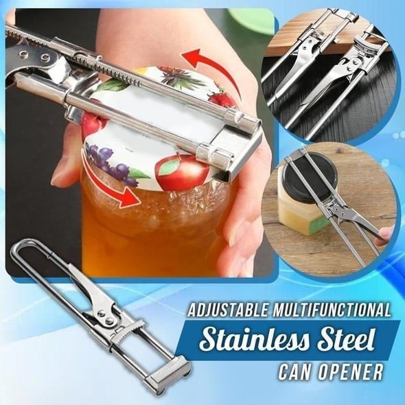 š„Last Day-Buy 1 Get 1 Free!šAdjustable Multifunctional Stainless Steel Can Opene