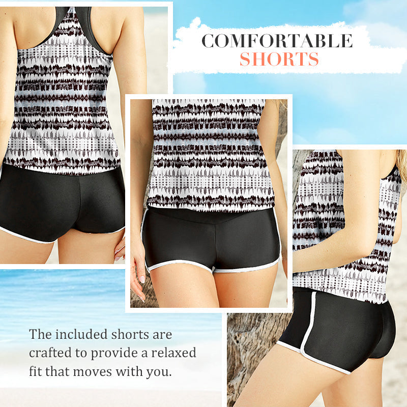 🏖️Summer Hot Sale 50% OFF💝✨Women's Comfortable Printed Bikini 3-Piece Set