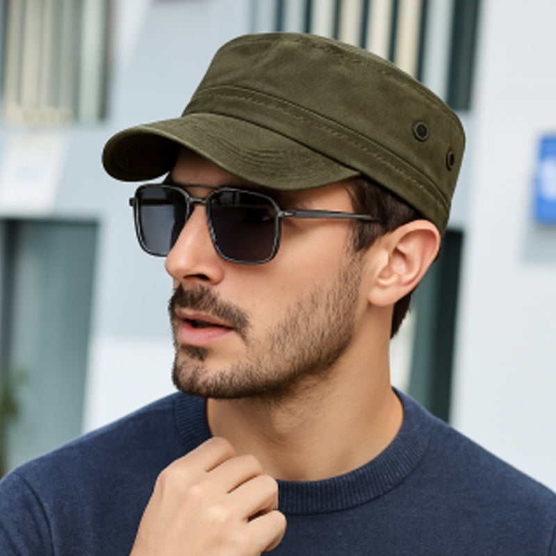 Vintage Flat Top Baseball Cap