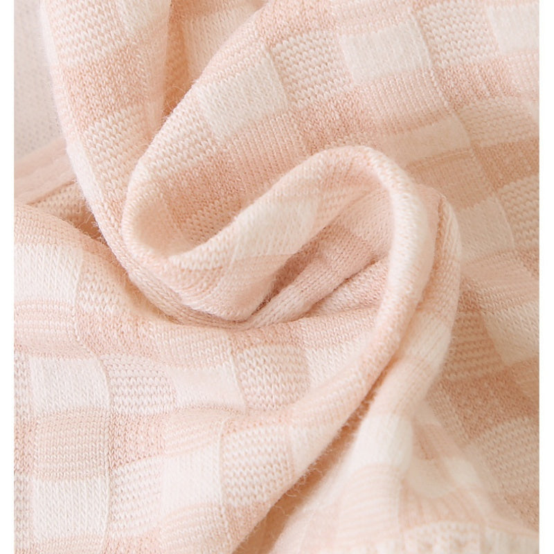 Soft Stretch Plaid Front Closure Bra