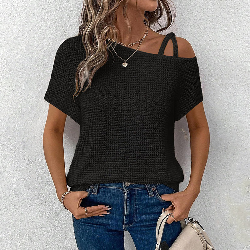 Women's Asymmetric One-Shoulder Top